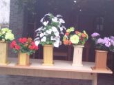 enfeites em madeiras com flores apartir de $ 50,00